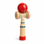 Jucărie Kendama din Lemn cu Minge Roșie — Distracție și Coordonare! 🎯🪀