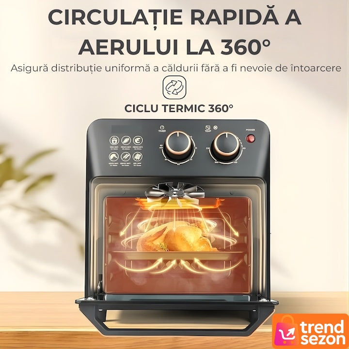 Friteuză cu Aer Cald 12L Design Elegant — Gătire Uniformă și Rapidă 🍽️✨ Secondary image
