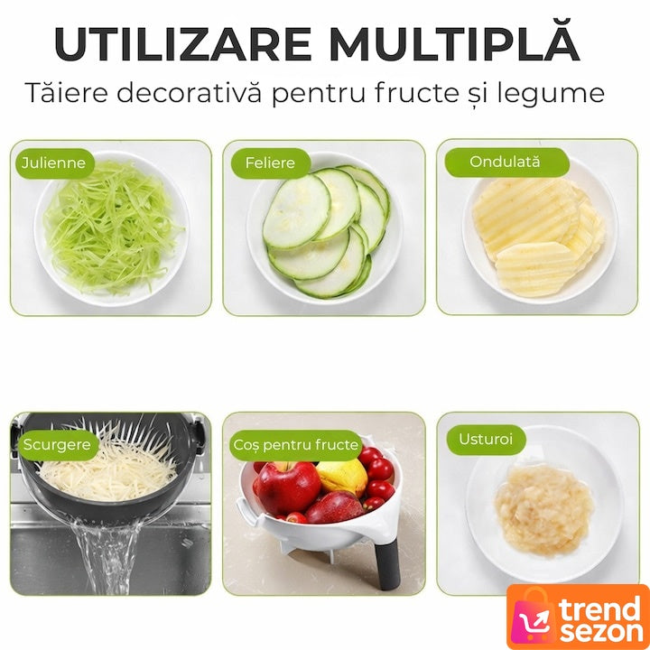 Răzătoare Multifuncțională cu Bol pentru Prespălare — Economisește Timp! ⏱️🥗 Secondary image