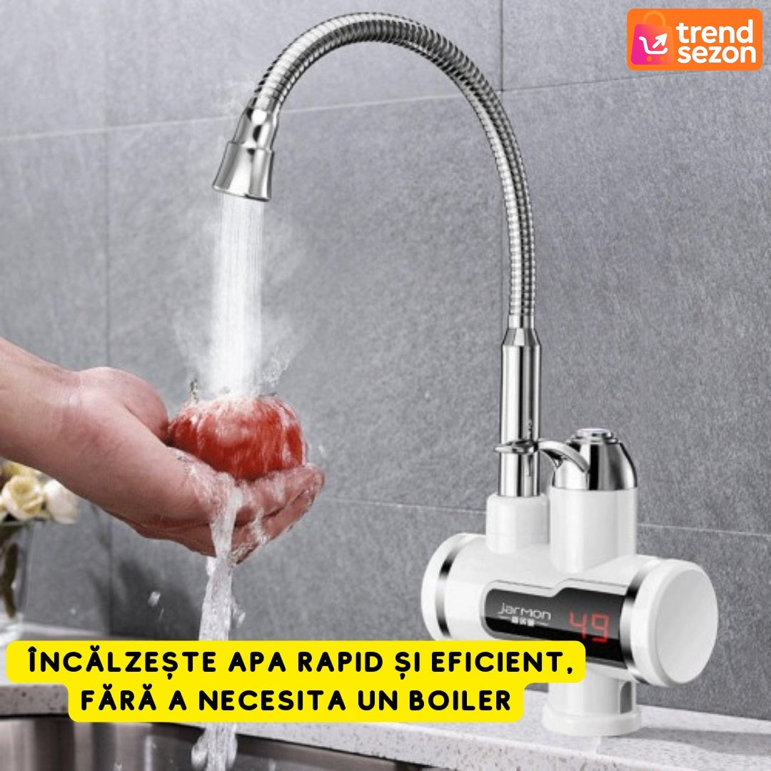 Robinet Electric pentru Apă Caldă Instant — Control LED și Filtru Inclus 💧✨ Secondary image