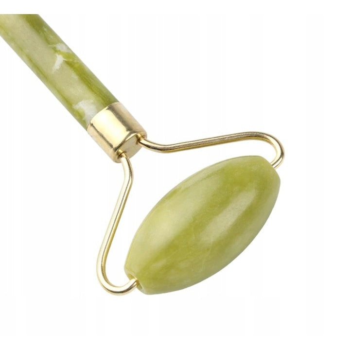 Rola Facială din Jade Verde cu Accesorii Aurii — Relaxare și Revitalizare 💖✨ Secondary image