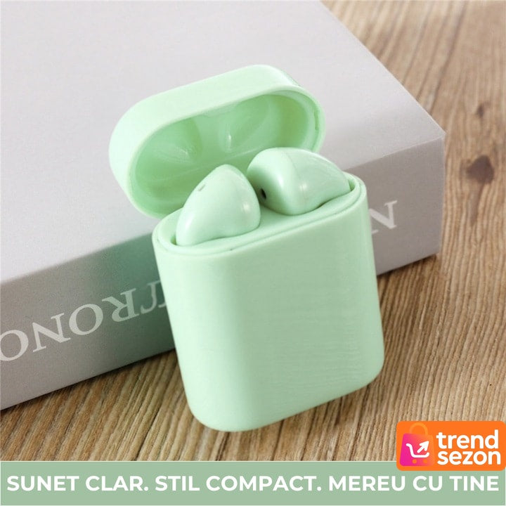 Căști Wireless Bluetooth 5.0 cu Control Tactil — Sunet HiFi Clar 🎧✨ Secondary image