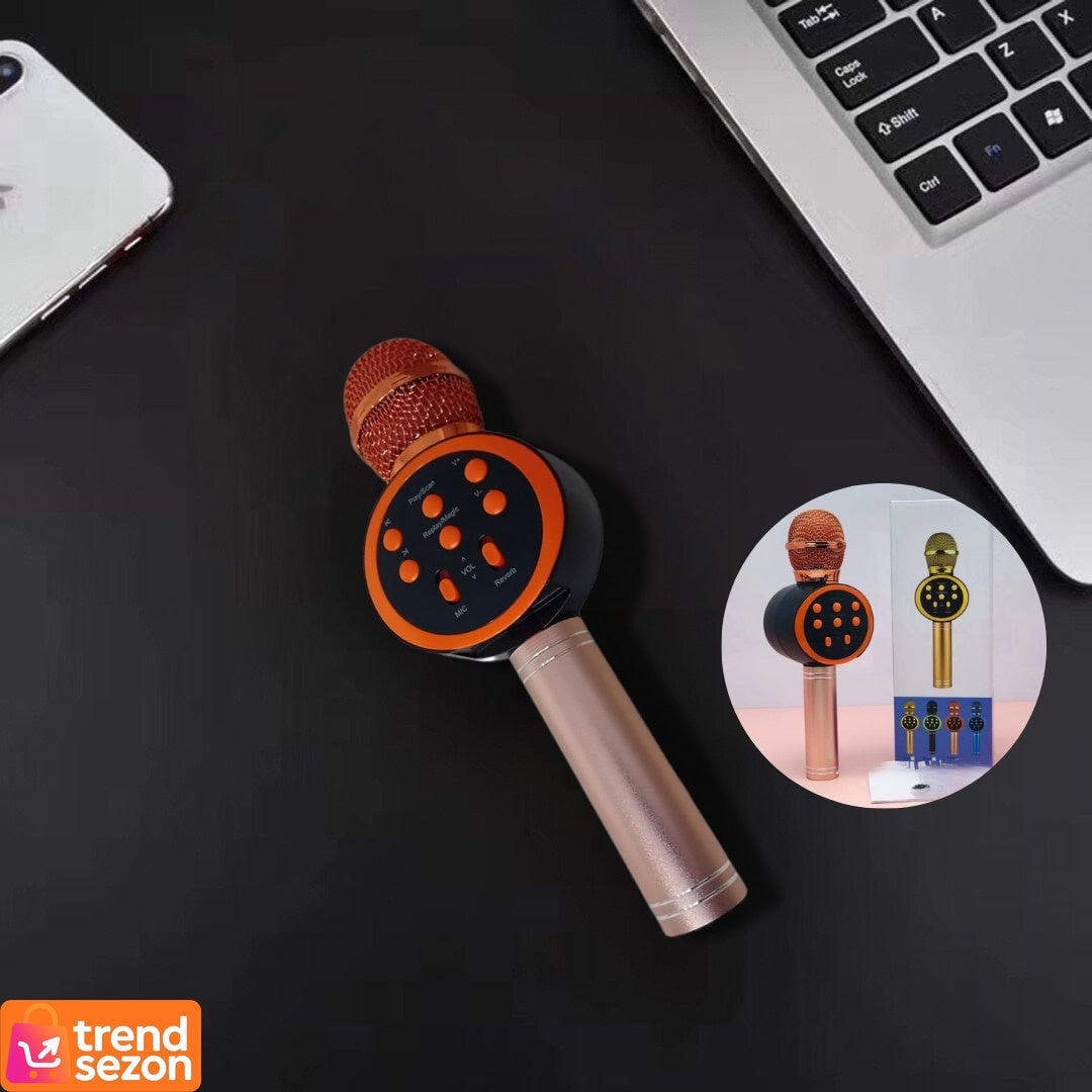 Microfon Karaoke Wireless cu Boxă Integrată — Distracție Portabilă 🎤✨ Secondary image