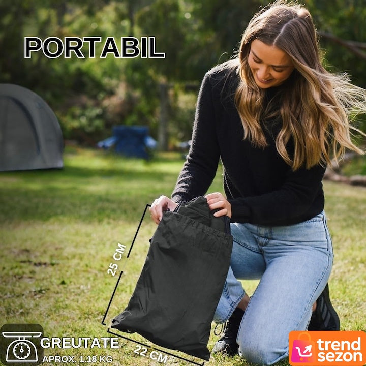 Saltea Gonflabilă Tip Șezlong Portabilă — Relaxare Rapidă în Natură 🏖️🌿 Secondary image