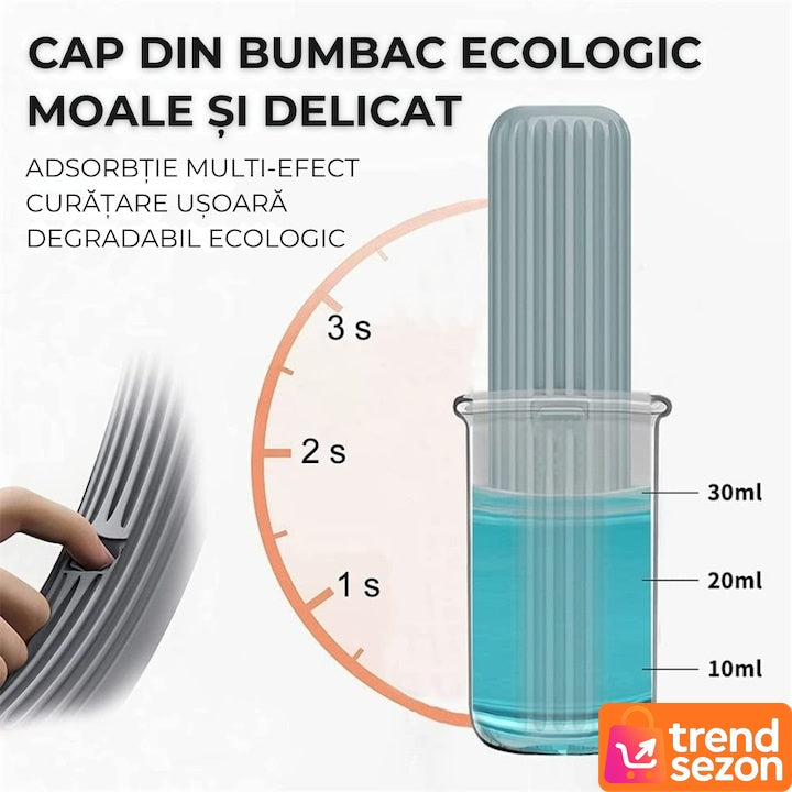 Mini Mop Rotativ Portabil cu Sistem de Storcere — Curățenie Fără Efort 🧼✨ Secondary image