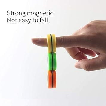Set 3 Inele Fidget Magnetice Colorate — Distracție și Relaxare! 🎉🎨 Secondary image