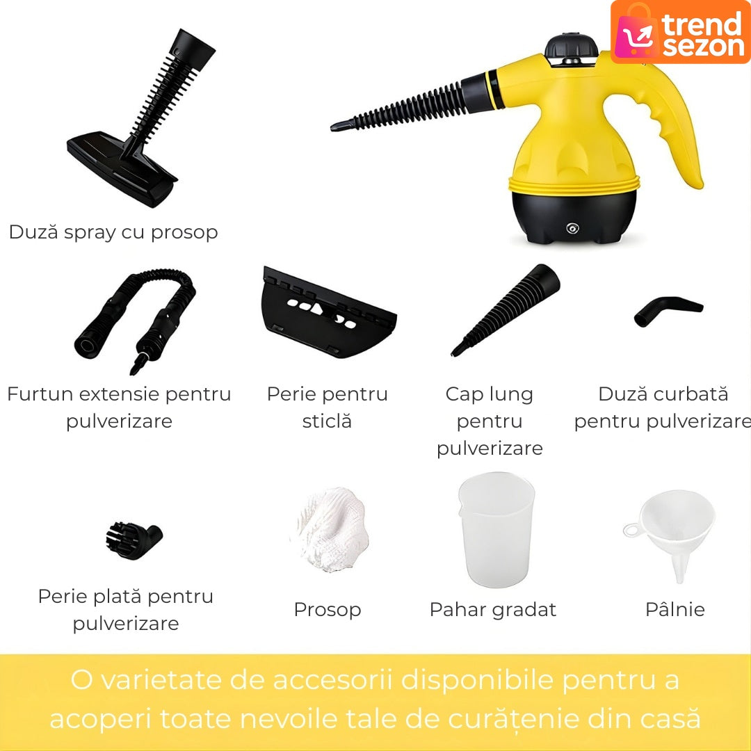 Aparat de Curățat cu Aburi Multifuncțional 8 în 1 — Curățenie Rapidă și Eficientă ✨🔧 Secondary image
