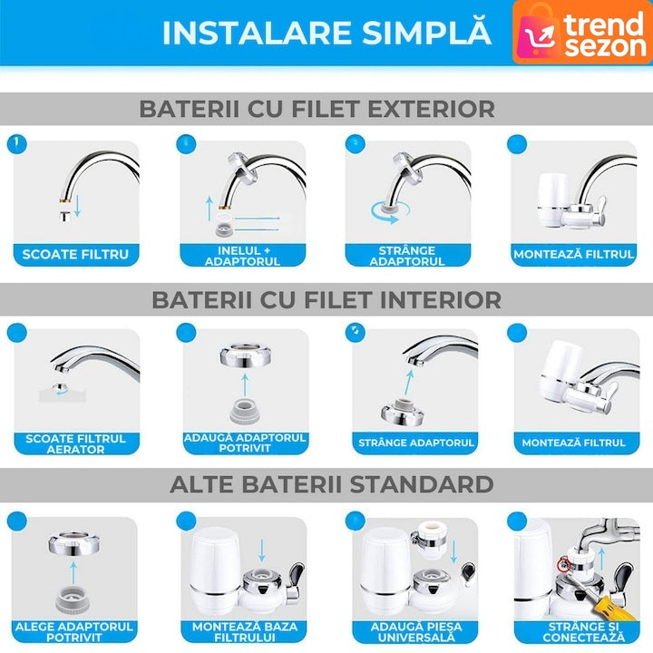 Cap de Robinet cu Filtru pentru Apă Potabilă — Purificare Rapidă 🚰✨ Secondary image