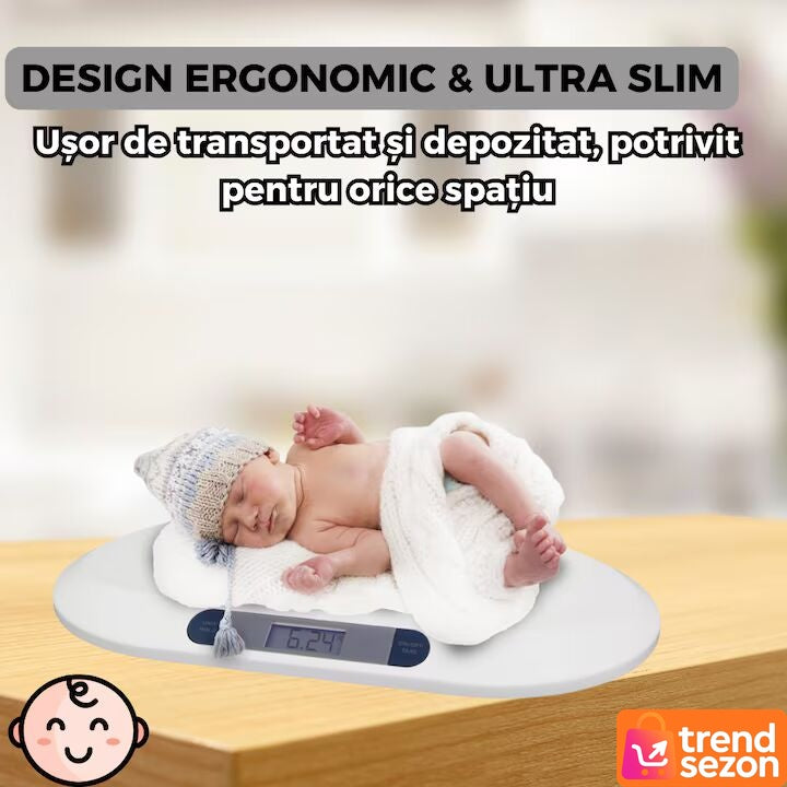 Cantar Electronic pentru Bebe cu Display LCD — Precizie de Top! 🎉👶 Secondary image