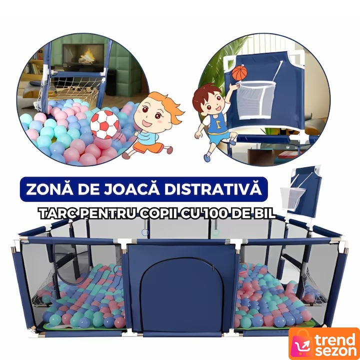 Tarc Siguranță pentru Copii cu Design Ergonomic — Spațiu de Joacă Sigur 🌈👶 Secondary image