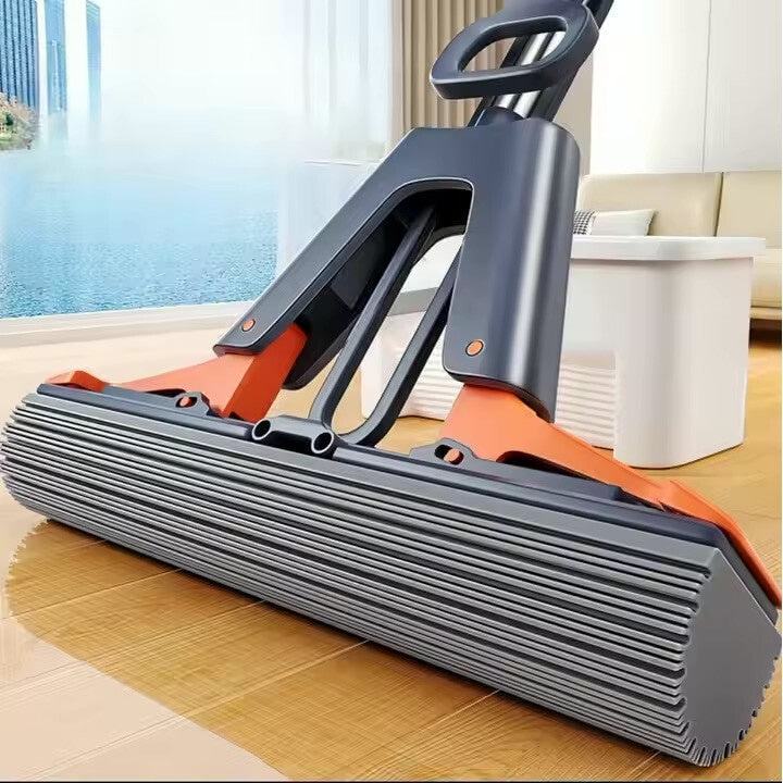 Mop Telescopic Super Absorbant cu Sistem de Stoarcere Simplu — Curățenie Fără Efort 🧼✨ Secondary image