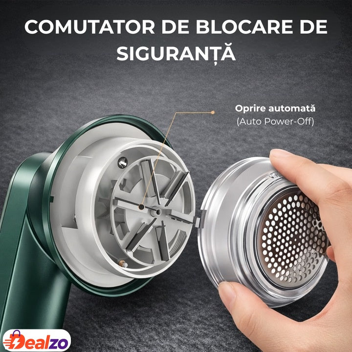 Aparat Profesional pentru Îndepărtat Scame cu Încărcare USB — Ușor de Utilizat 🌟💚