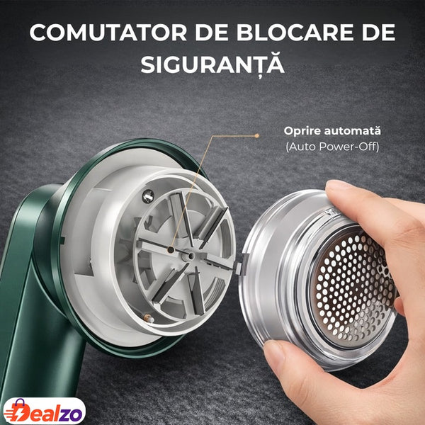 Aparat Profesional pentru Îndepărtat Scame cu Încărcare USB — Ușor de Utilizat 🌟💚