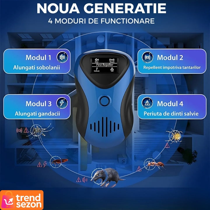 Dispozitiv Anti-Daunatori cu Ultrasunete și LED — 100% Sigur și Ecologic 🌿🔊 Secondary image