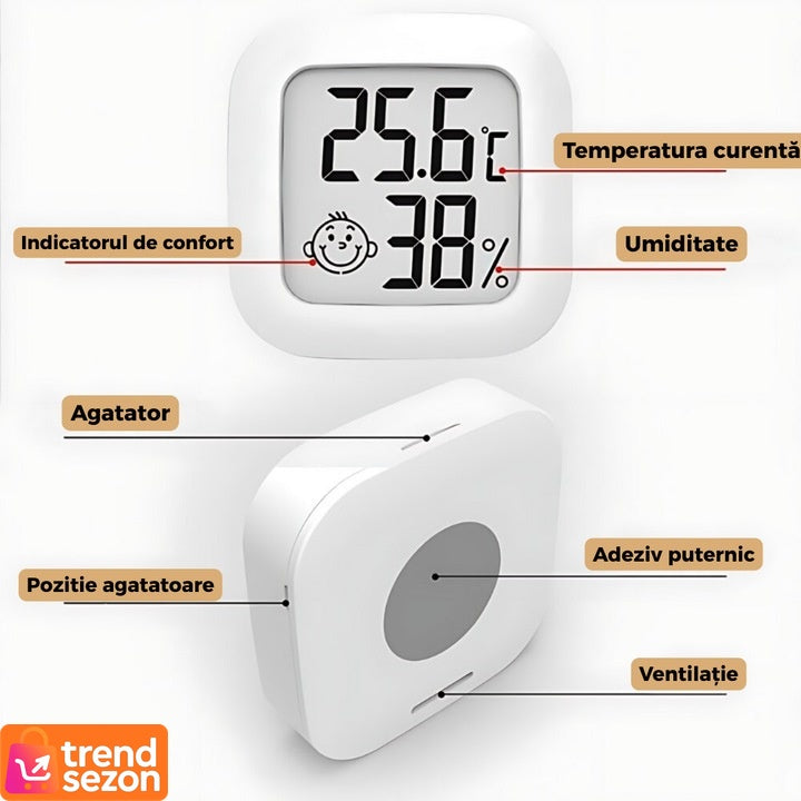 Termometru și Higrometru Digital cu Afisaj LCD — Monitorizare Preciză a Confortului 🏡🌡️ Secondary image