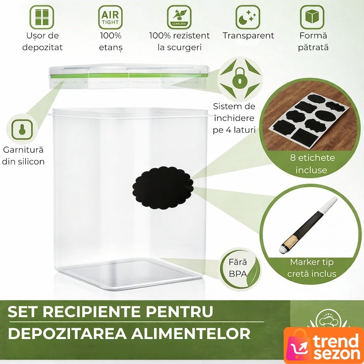 Set 28 Organizatoare Alimentare Etanșe — Spațiu Maximizat și Ordine 🎉🥗 Secondary image