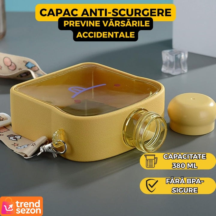 Sticlă de Apă pentru Copii Toast Amuzant — Hidratare Distractivă! 🥤💛 Secondary image