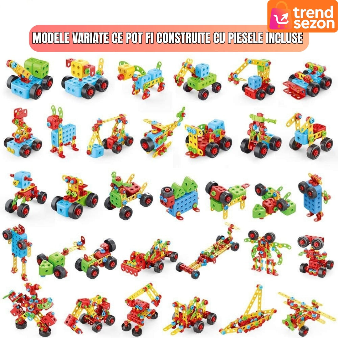 Set Constructie Educațional 404 Piese Învățare STEM — Distracție Interactivă! 🎉🧩 Secondary image