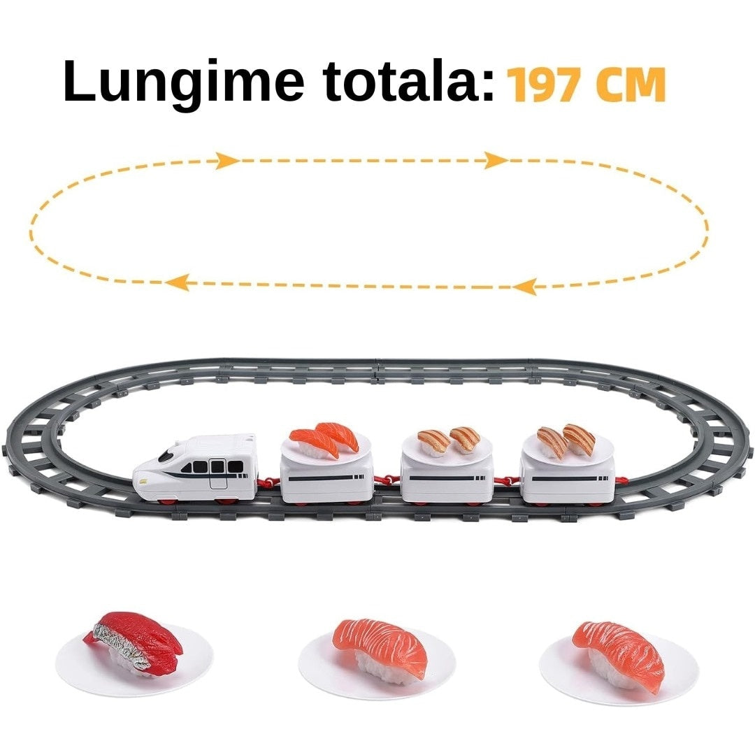 Set Trenuleț Electric cu Servire Sushi — Distracție pentru Toată Familia! 🚂🍣 Secondary image