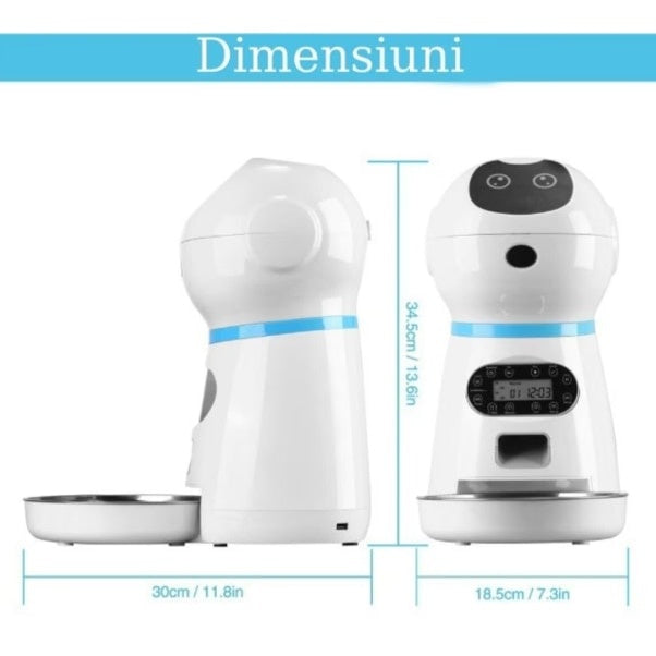 Dispenser Automat pentru Hrană 🐾 3.5L cu Funcție Smart — Îngrijire Fără Griji! ⏰ Secondary image