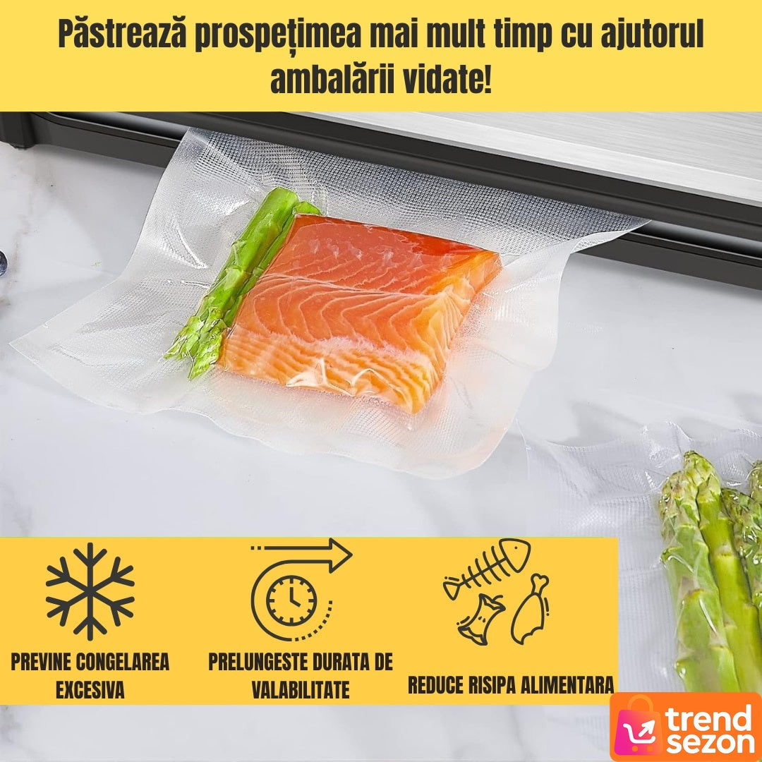 Set Pungi Vidat Reutilizabile 15x20 cm, 50 Bucăți — Prospetime Maximă pentru Alimente 🍏🧊 Secondary image