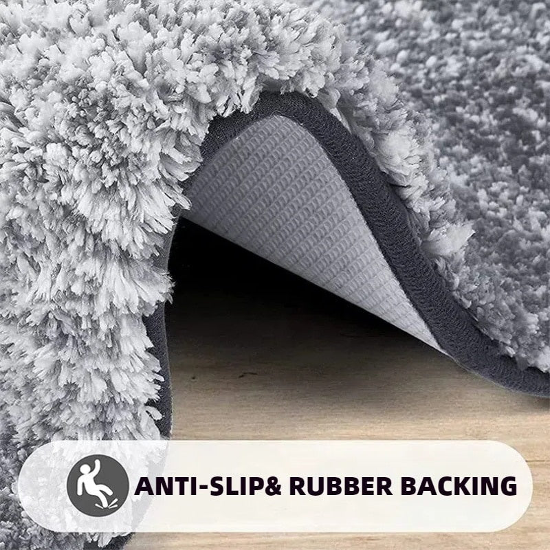 Covoraș de Baie Gri cu Design Modern — Super Absorbant și Antiderapant 🛁✨ Secondary image