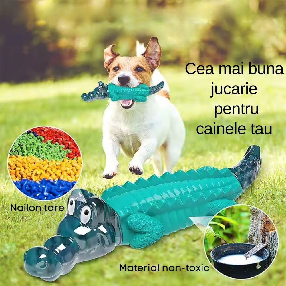 Jucărie Dentitie Crocodil pentru Câini — Distracție și Sănătate! 🐊🦴 Secondary image