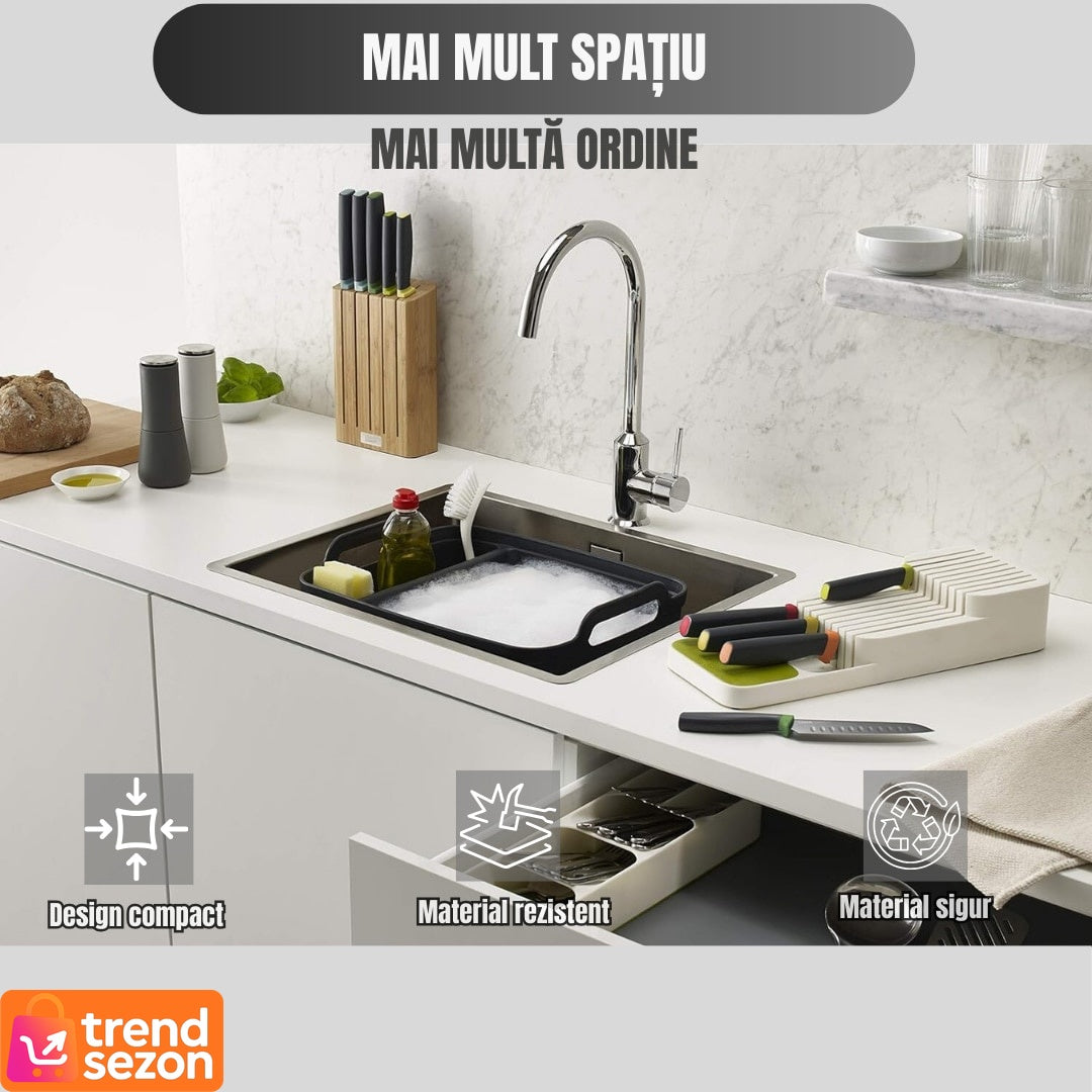 Suport Sertar pentru Cutite Ergonomic — Depozitare Organizată și Sigură 🔪✨ Secondary image