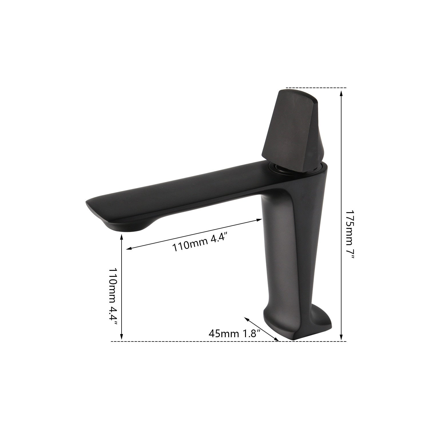 Baterie Lavoar Baie Negru Mat 175 mm — Design Modern și Elegant 🚿🖤 Secondary image