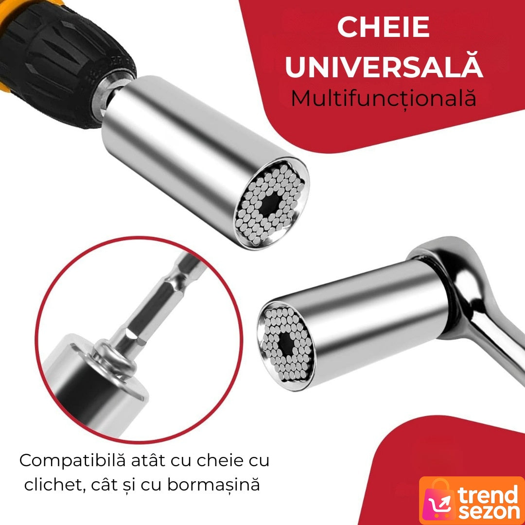 Adaptor Cheie Universal 7-19 mm cu Pini Ajustabili — Versatilitate și Putere! 🔧💪 Secondary image