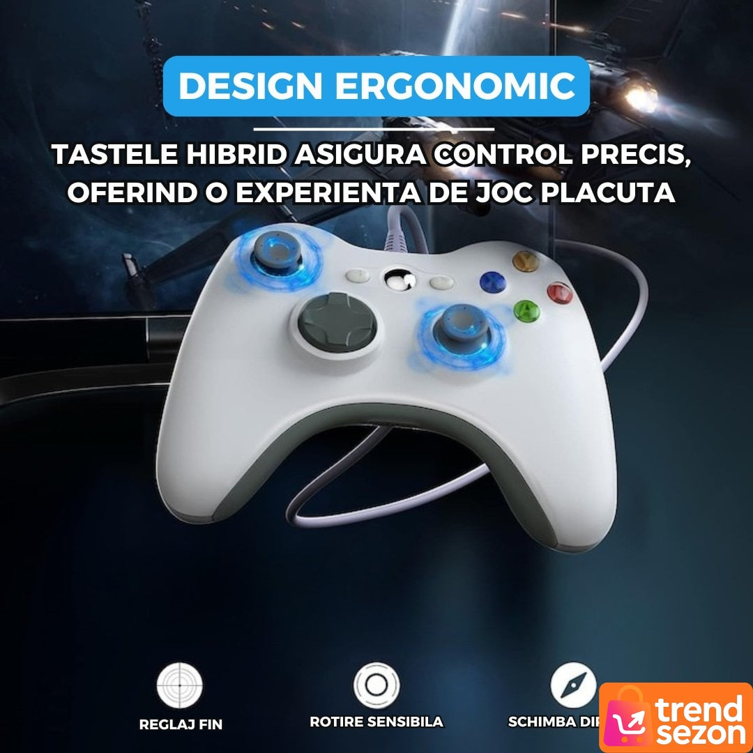 Controller Gaming Dual Shock USB 2,5 m pentru PC și Xbox 360 — Confort și Precizie 🎮✨ Secondary image