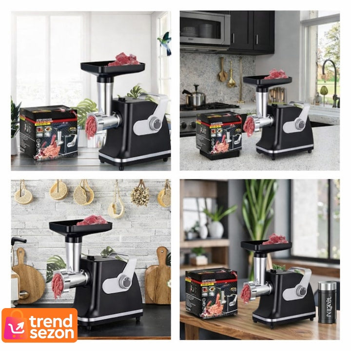 Masă Electrică de Tocare Carne Inox 800W — Eficiență Ridicată! 🍖⚡️ Secondary image