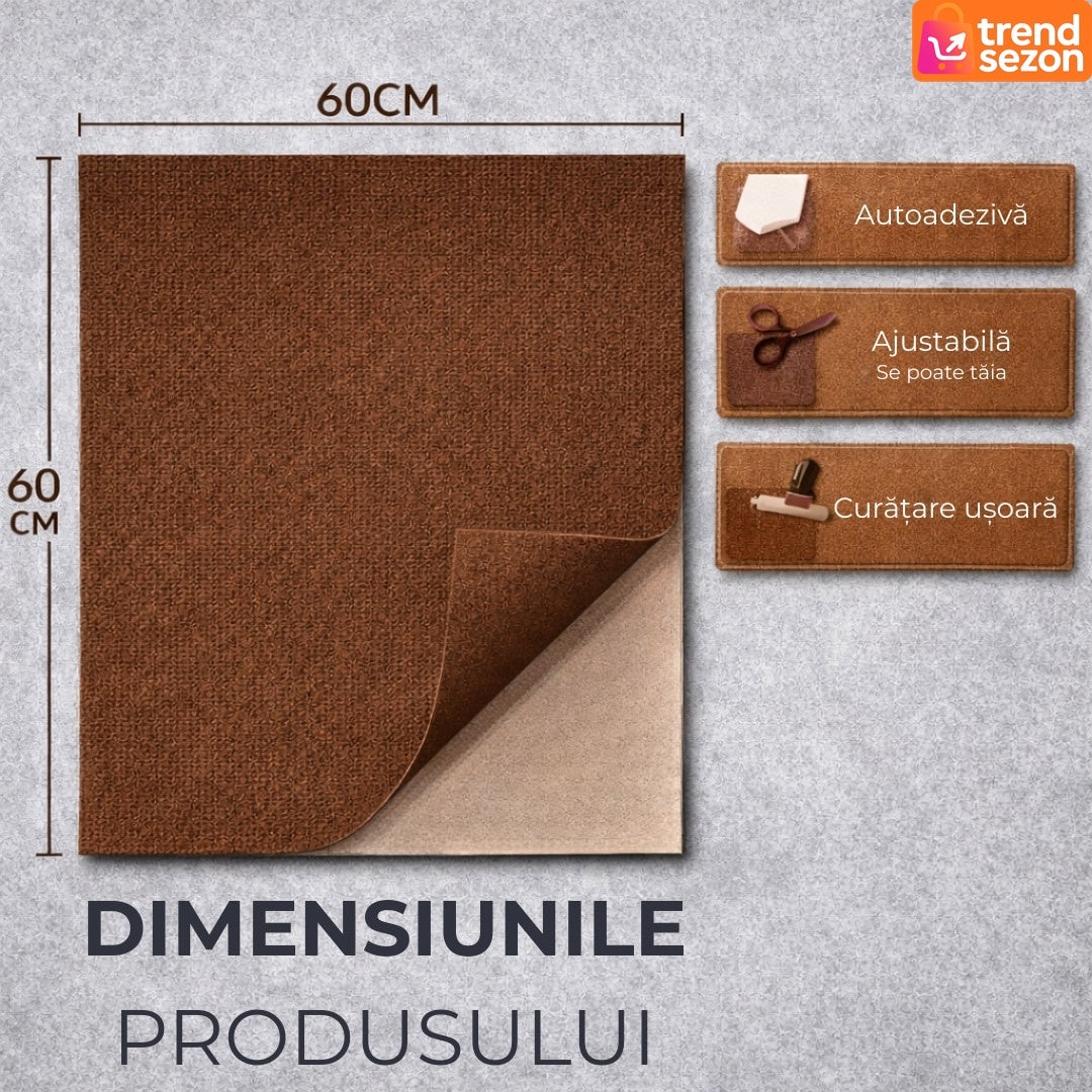 Dale Autoadezive din Mocheta pentru Scări 60×60 cm — Comfort Rapid 🏡✨ Secondary image