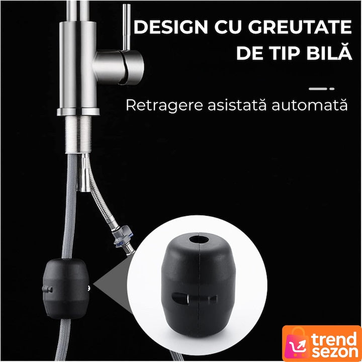 Baterie Chiuvetă Modernă cu Duș Extractabil și Pipa Înaltă — Flexibilitate Maximă 💧✨ Secondary image