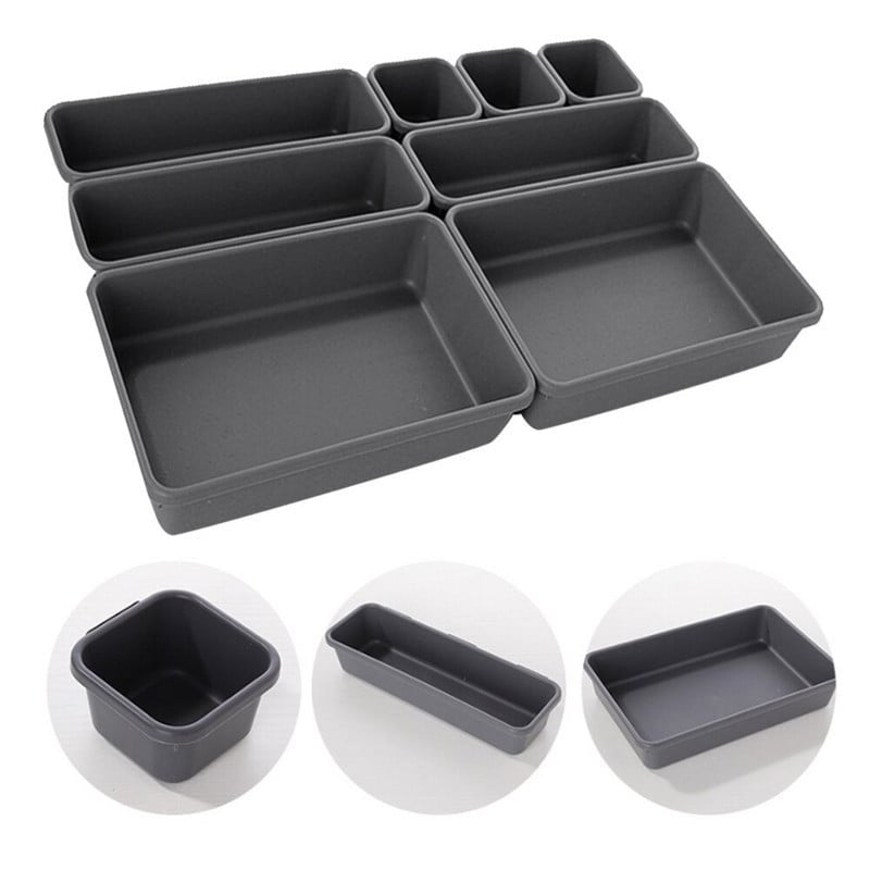 Set 8 Organizatoare Multifuncționale din Plastic — Ordine și Design Modern 📦✨ Secondary image