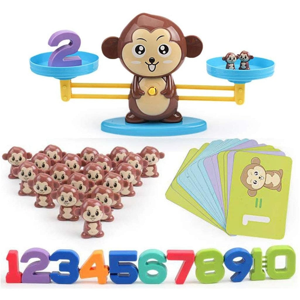 Jucărie Educațională Maimuță Balantă STEM — Învățare Distractivă a Numerelor 🐒🎉 Secondary image