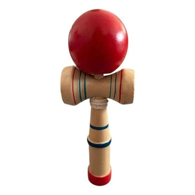 Jucărie Kendama din Lemn cu Minge Roșie — Distracție și Abilități ✨🎉 Secondary image