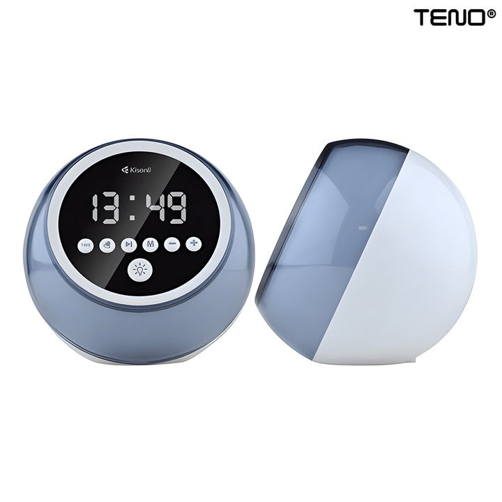 Ceas Alarmă Multifuncțional cu Bluetooth și Lumini RGB 🌈⏰