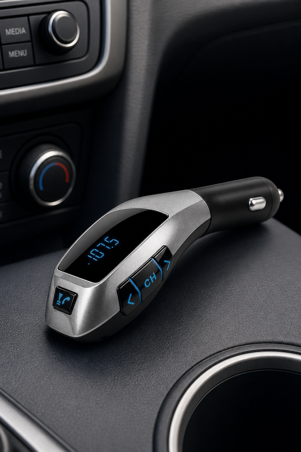 Modulator FM Bluetooth Auto cu Funcție Handsfree — Conectivitate Rapidă 🚗🎶