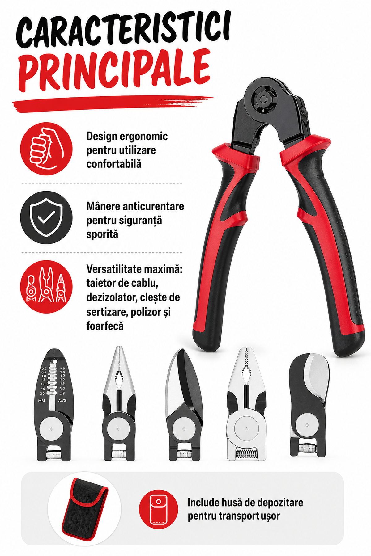 Set 5 în 1 Patent Multifuncțional din Oțel — Eficiență și Versatilitate 🛠️✨