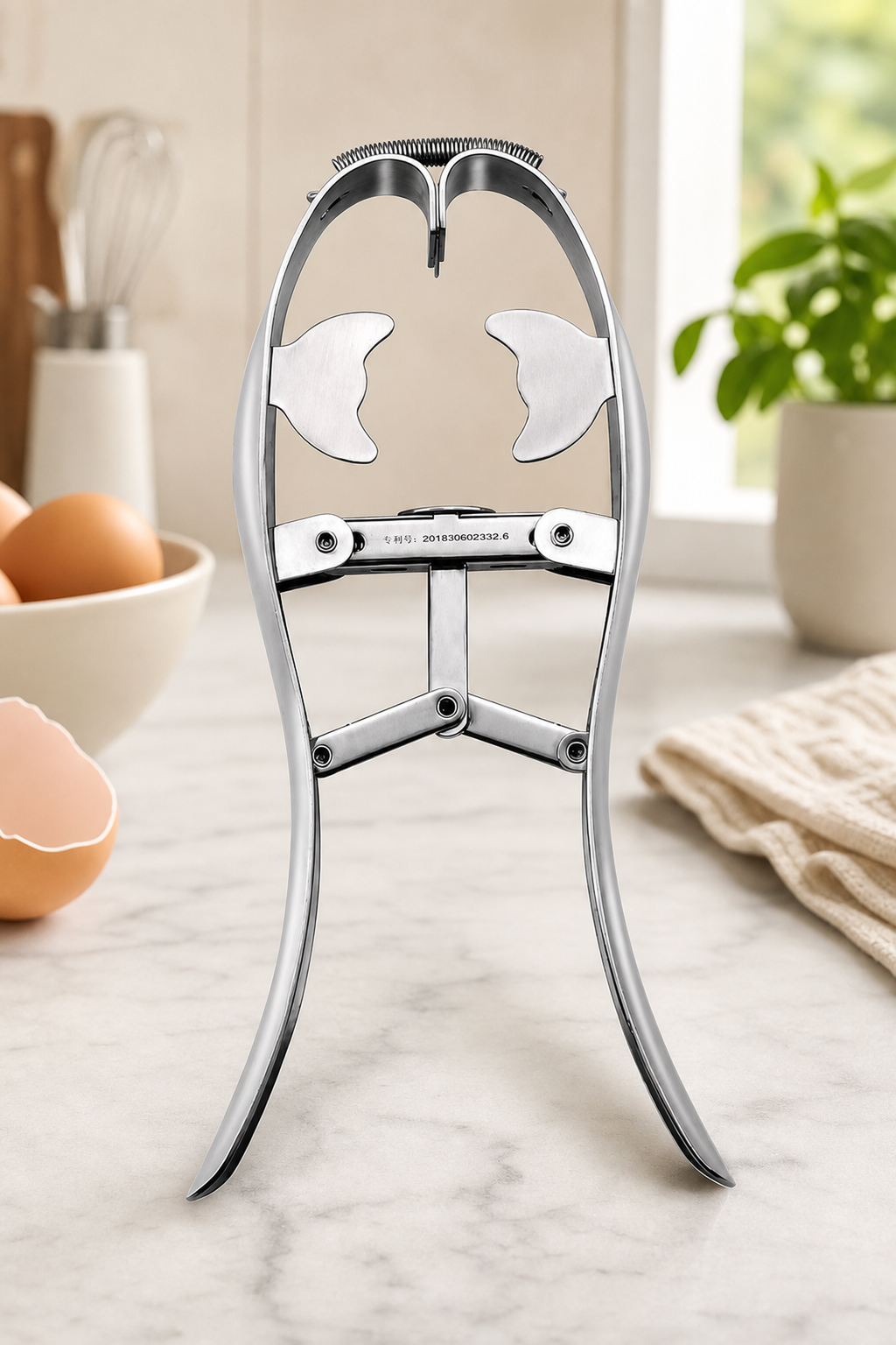 Deschizător de Ouă din Oțel Inoxidabil — Taie Rapid și Curat 🍳✨