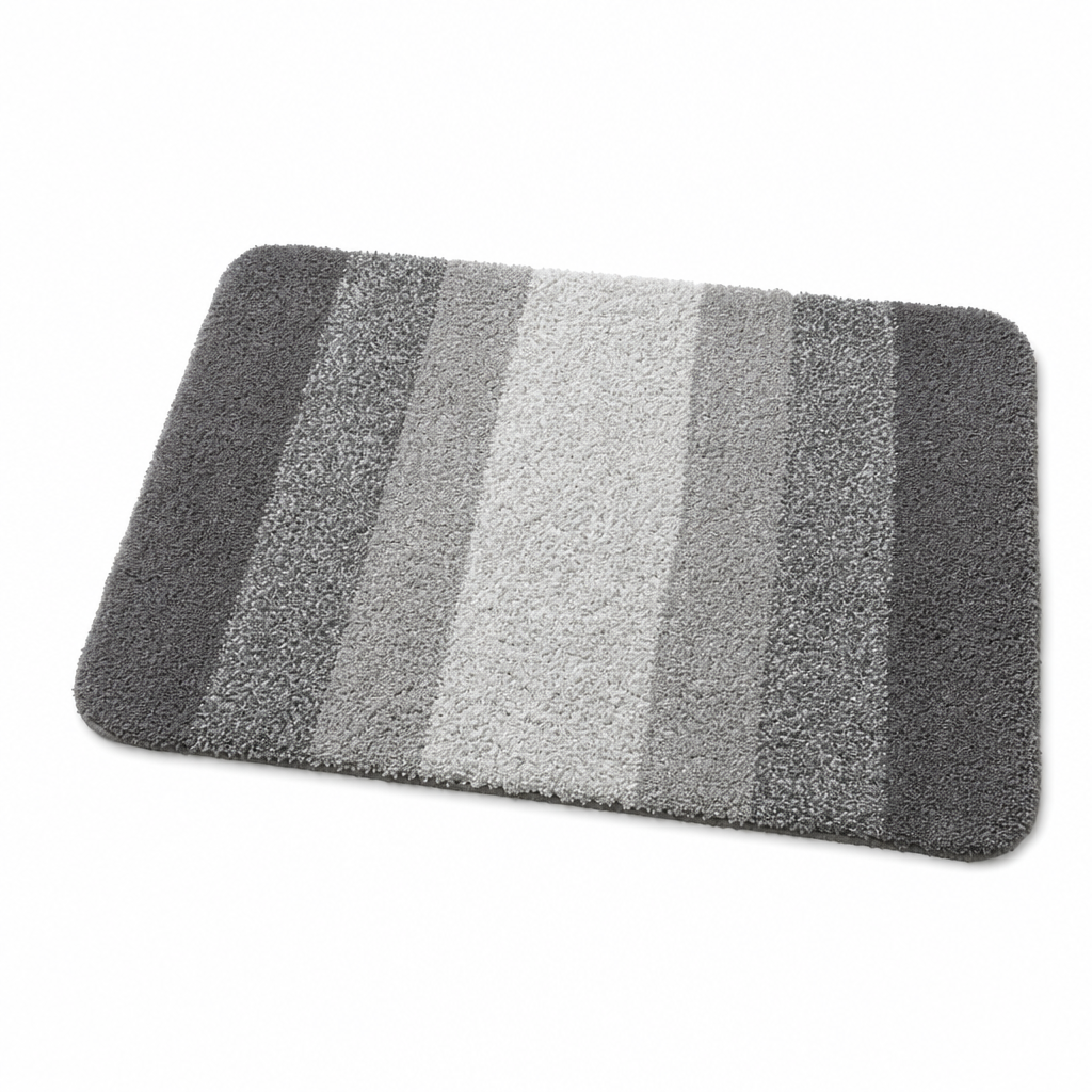 Covoraș de Baie Gri Super Absorbant și Antiderapant — Confort Absolut! 🛁✨ Imagine principală a produsului