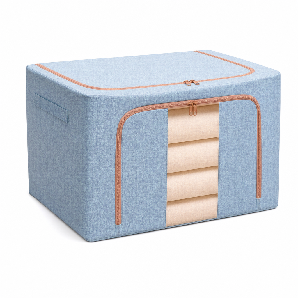 Cutie Depozitare Pliabilă 24L din Material Textil — Organizare Eficientă! 🧺✨ Imagine principală a produsului