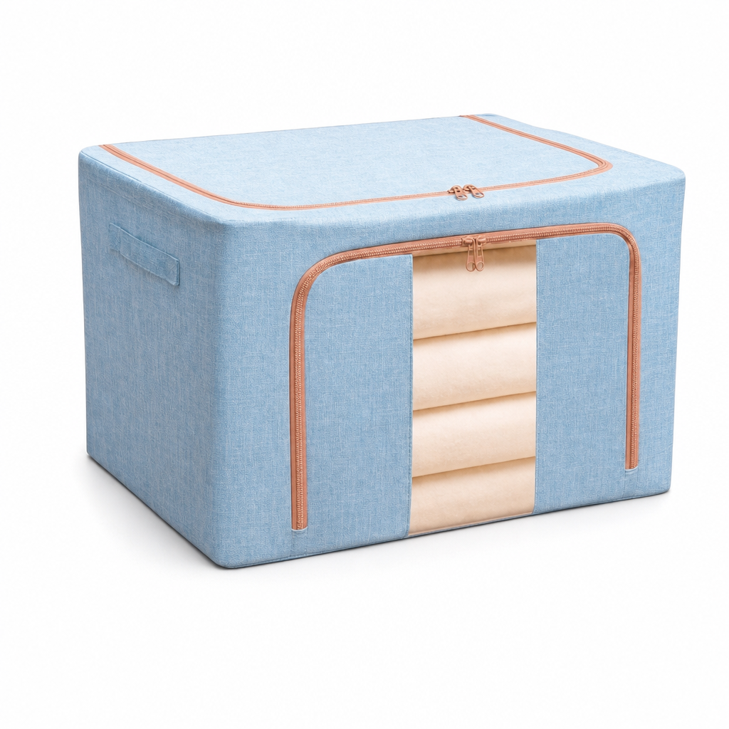 Cutie Pliabilă pentru Depozitare 100 L — Ideală pentru Haine Voluminoase 🧺✨ Imagine principală a produsului