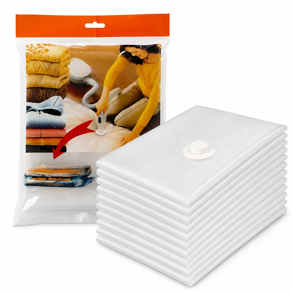 Set 12 Saci de Vidat Reutilizabili 60x98 cm — Depozitare Organizată✨📦 Imagine principală a produsului