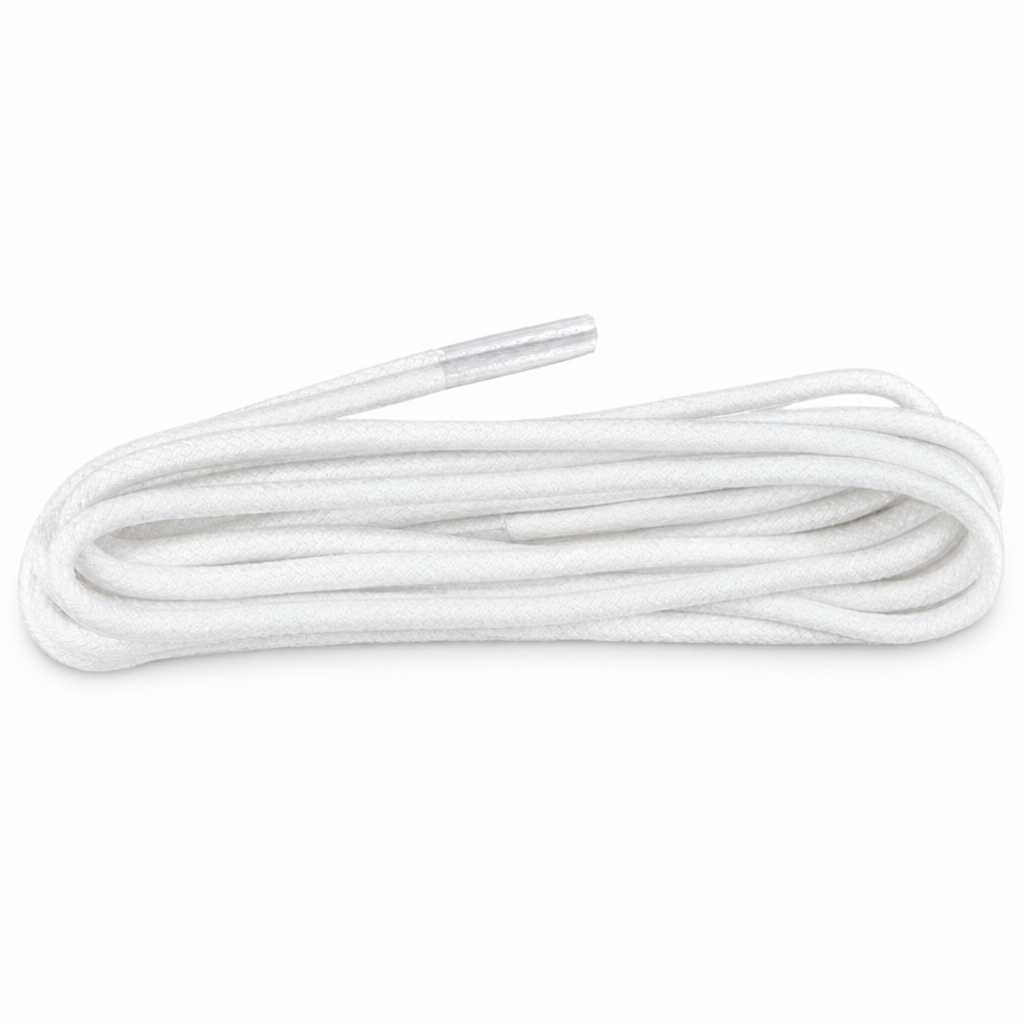 Sireturi Rotunde Albe 80 cm — Perfecte pentru Stilul Tău! 👟✨