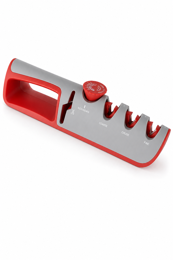 Ascuțitor Profesional 4 în 1 Reglabil — Înnoiește-ți Ustensilele! 🔪✨
