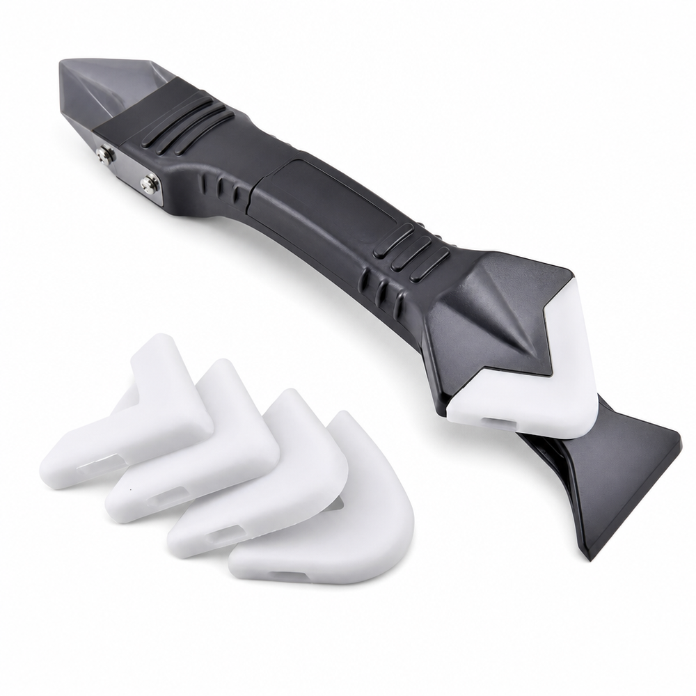 Racletă Multifuncțională din Plastic Negru 19x4.5 cm — Curățenie Fără Efort 🧹✨