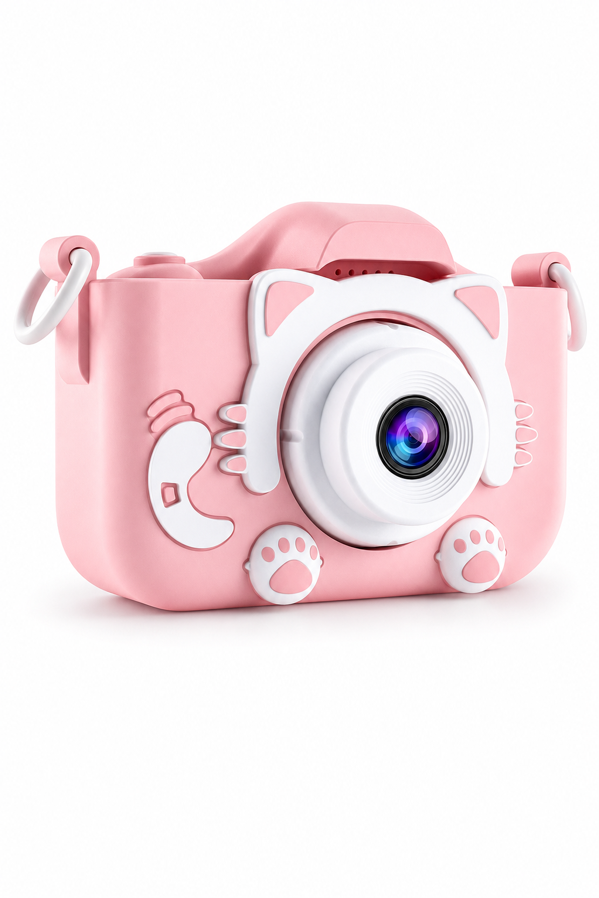 Cameră Foto pentru Copii 1080P HD cu Jocuri — Distracție Roz! 📸🐰 Imagine secundară a produsului