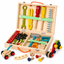 Trusă Unelte din Lemn Montessori pentru Copii — Joc Creativ și Educațional 🛠️🎨